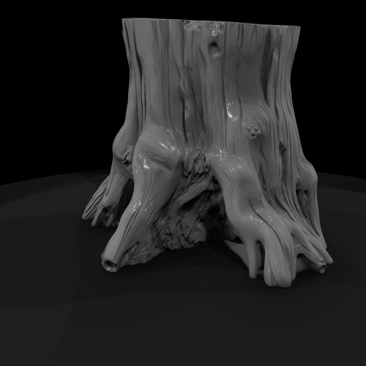 Weathered Tree Stump