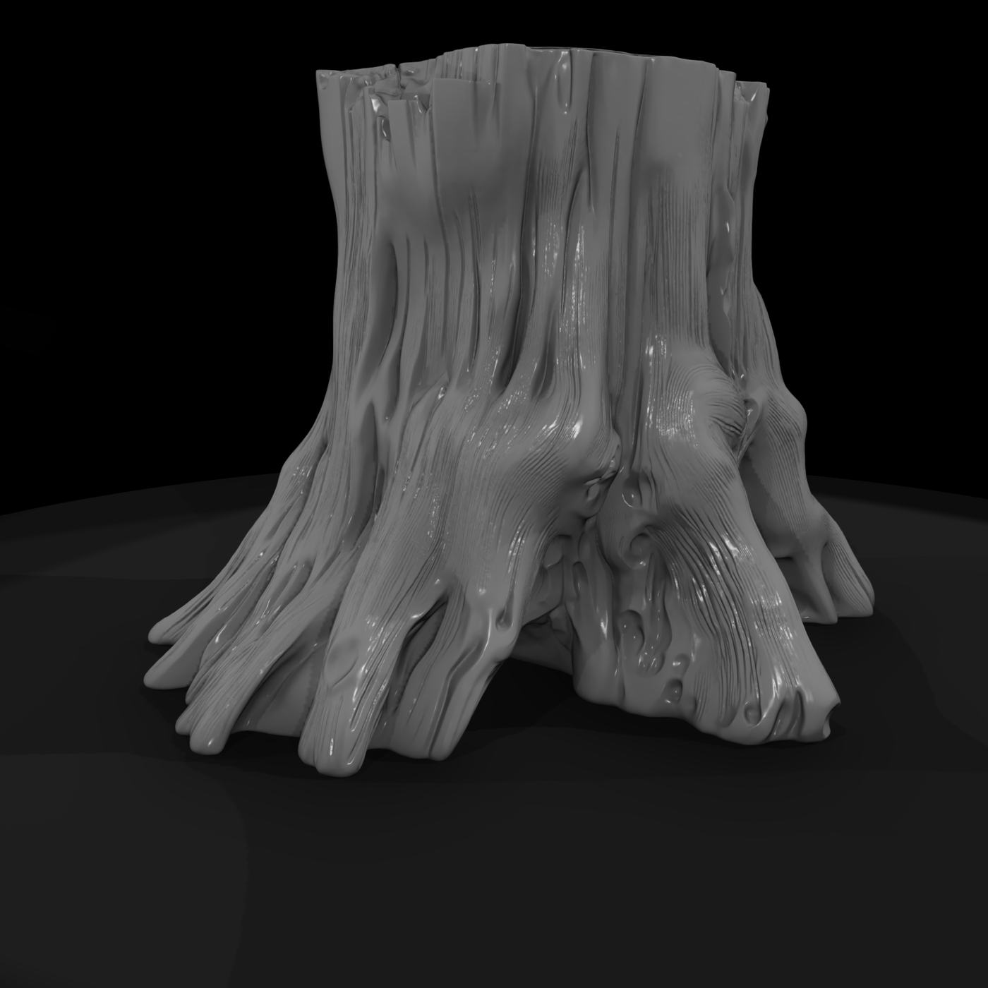 Weathered Tree Stump