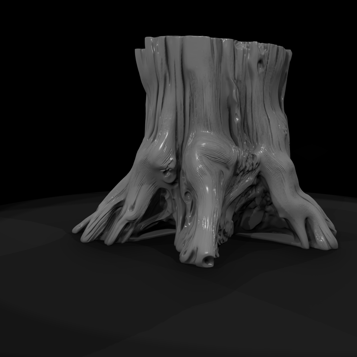 Weathered Tree Stump