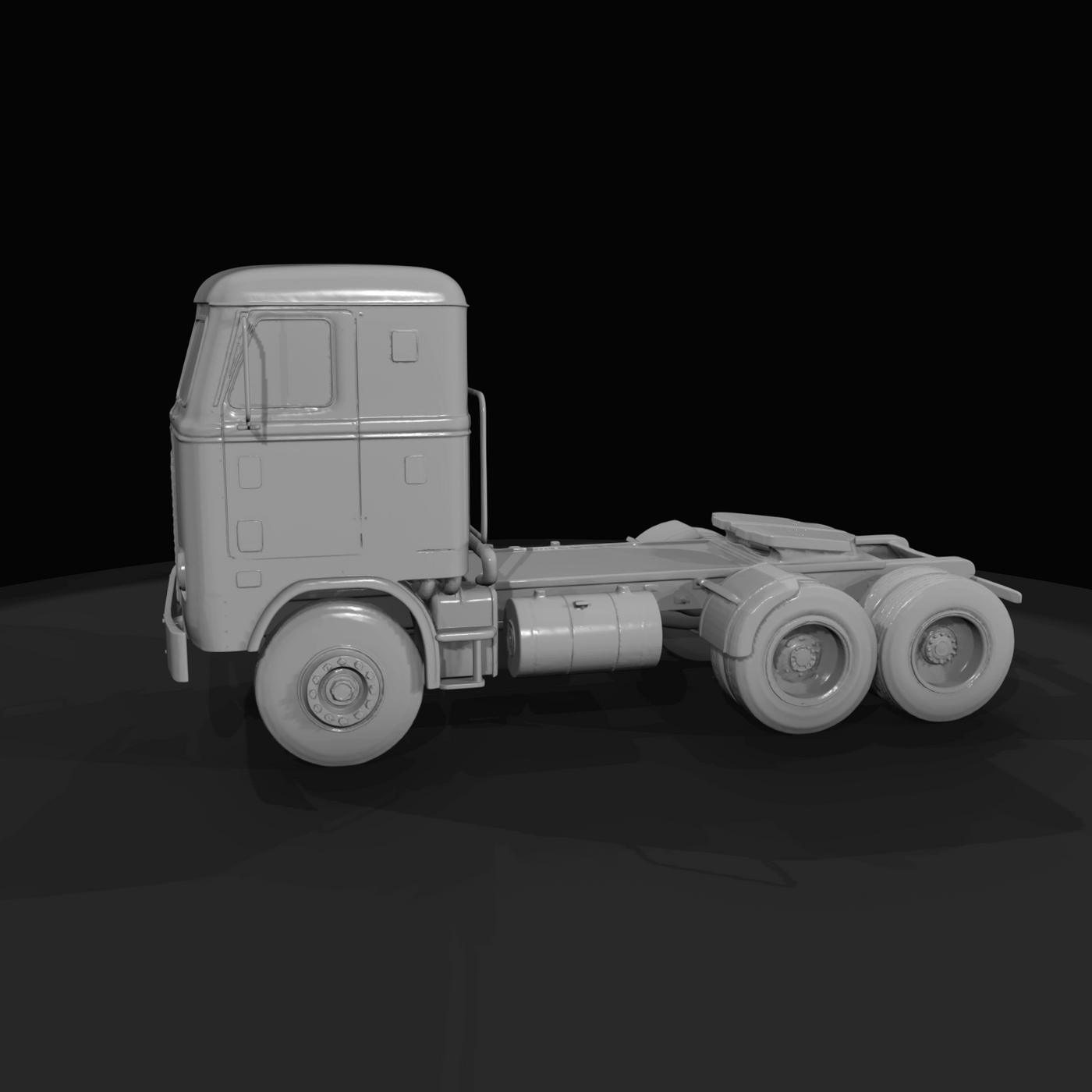 red truck cab 01