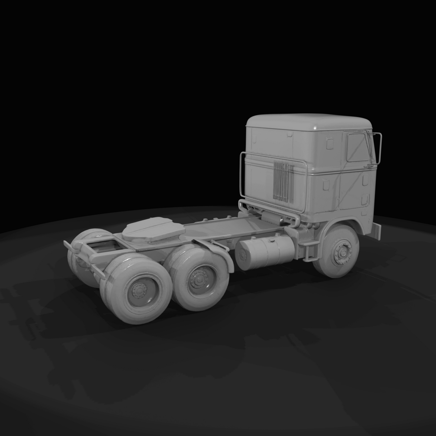 red truck cab 01