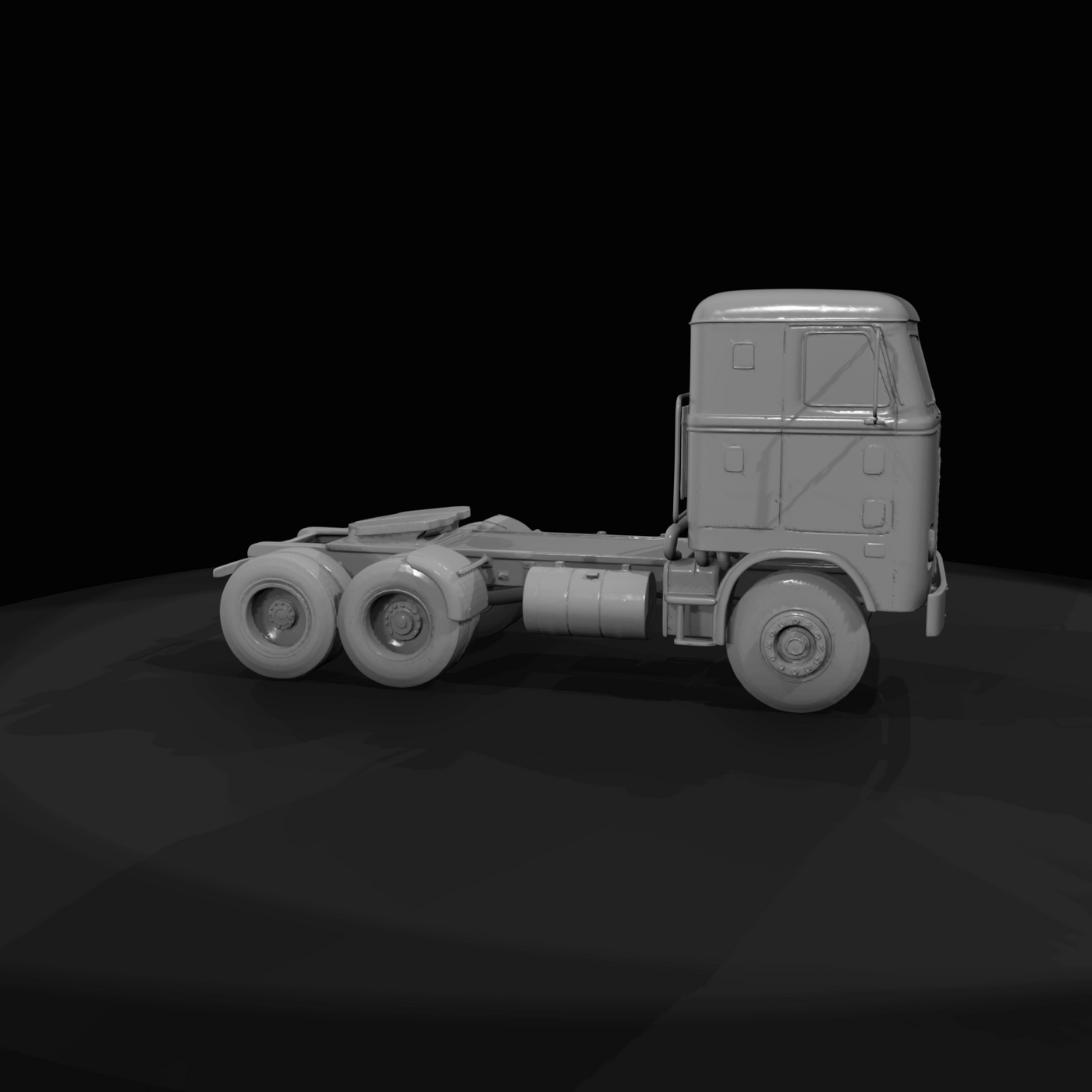 red truck cab 01