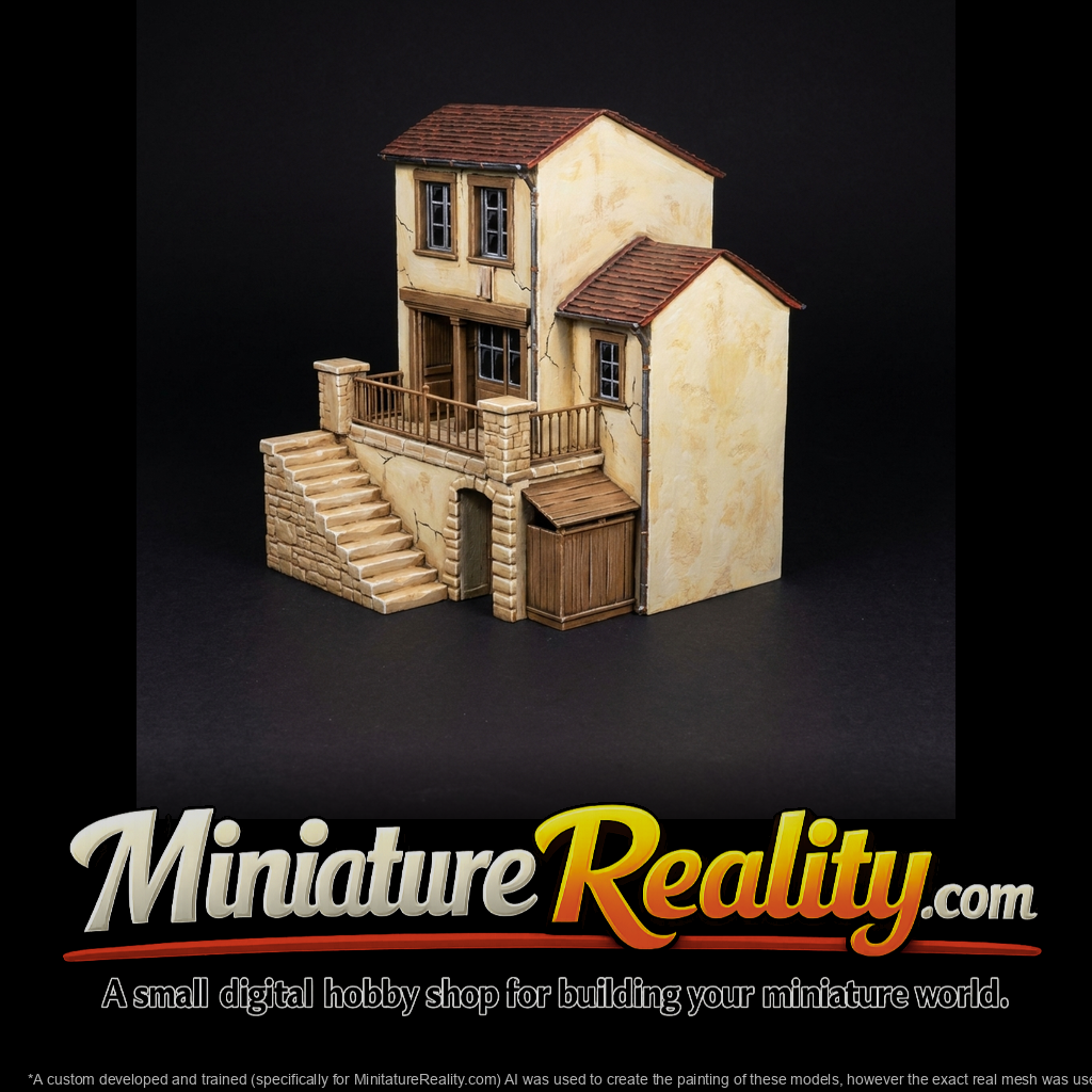 residential house (two-story townhouse or small house)