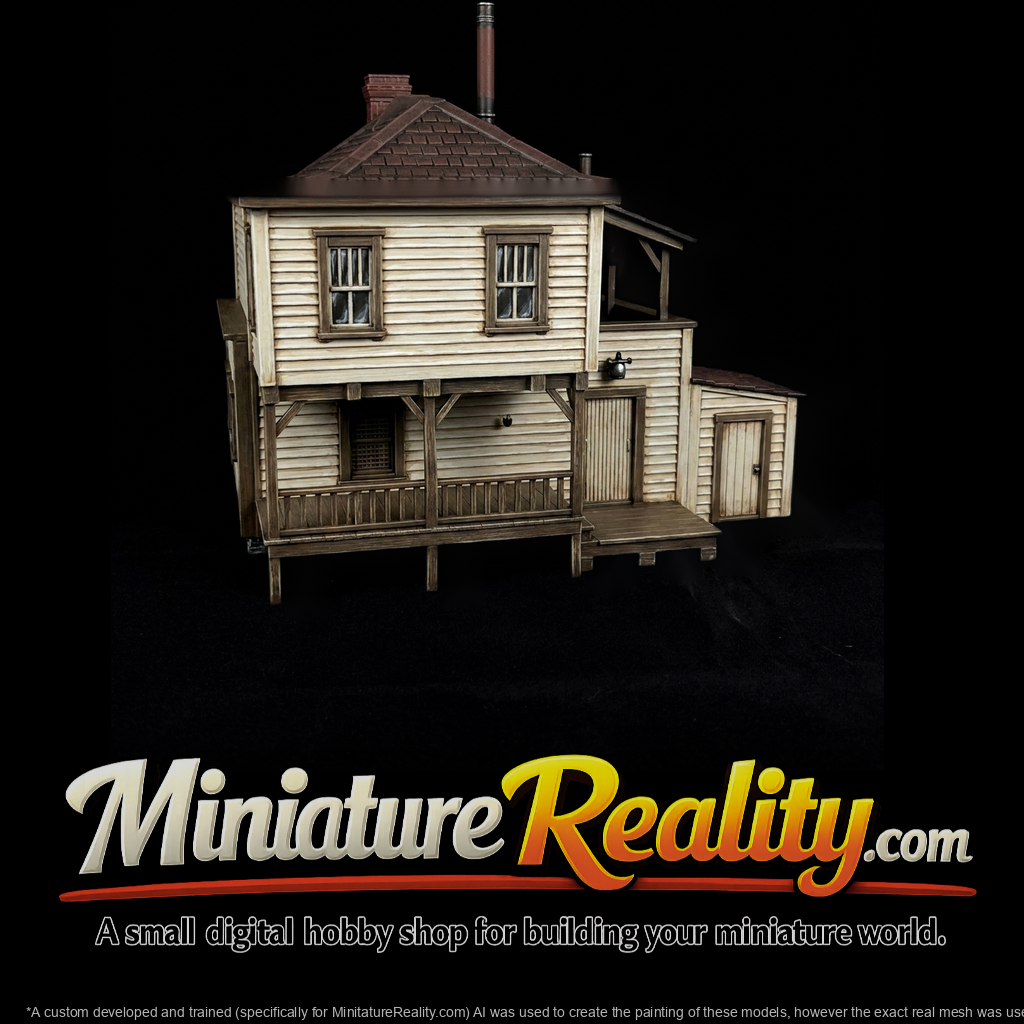 Wooden-frame House & Shed