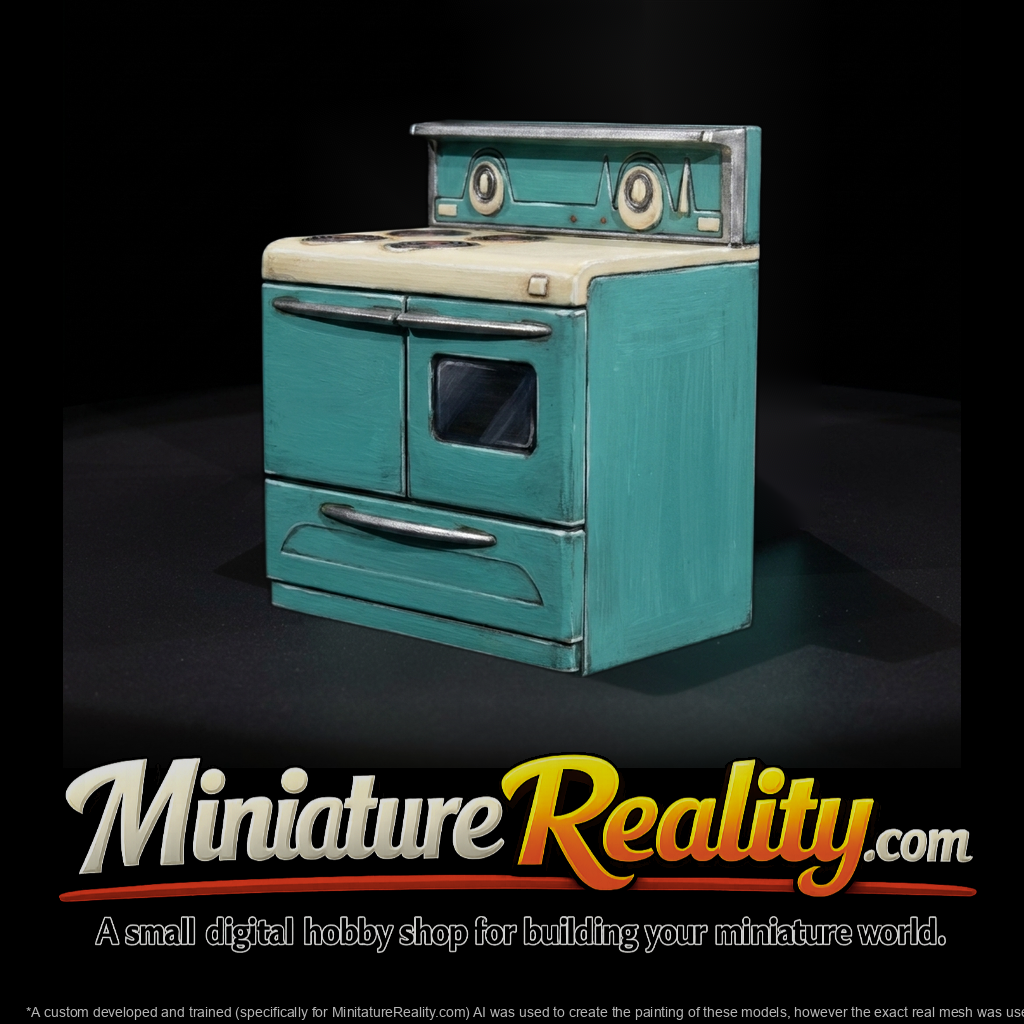 Mid-Century Electric Range Stove