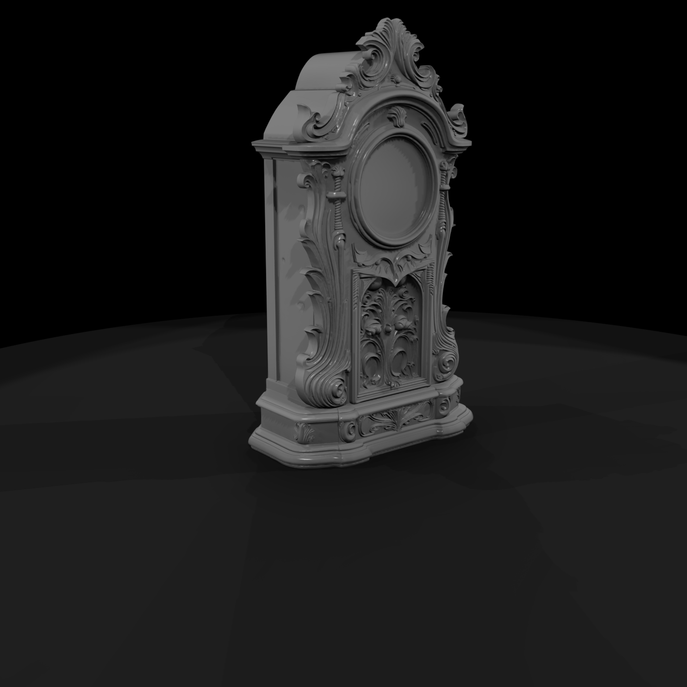 Rococo Ornate Mantel Clock Miniature & Model Railways