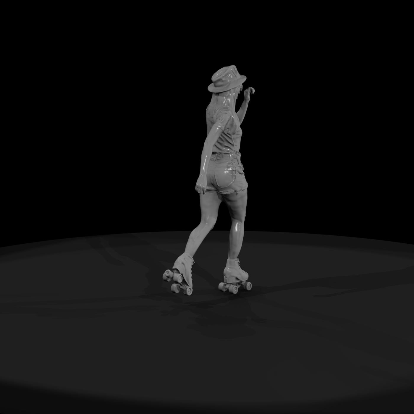 Roller Skaters roller skater 3d