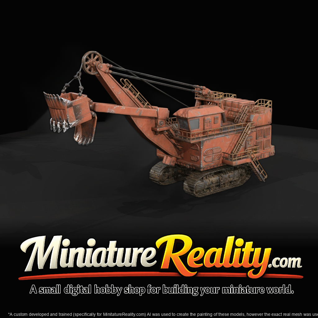 Rope Shovel Excavator Miniature
