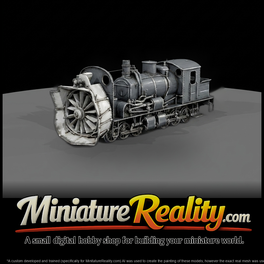 Rotary Snowplow Steam Locomotive