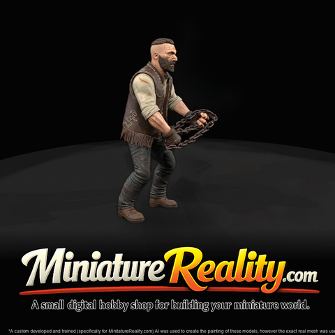 Russell "Rusty" Cole — Outlaw Biker Miniature