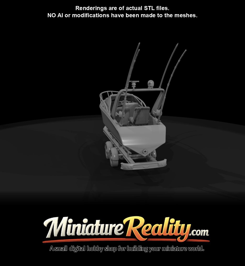 sMALL DEEP SEA PLEASURE BOAT ON TRAILER