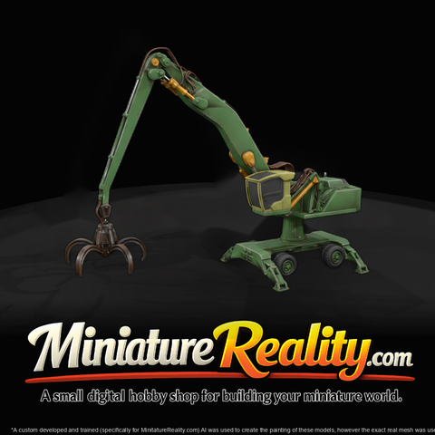Scrap Yard Material Handler Grapple — Excavator Attachment Miniature