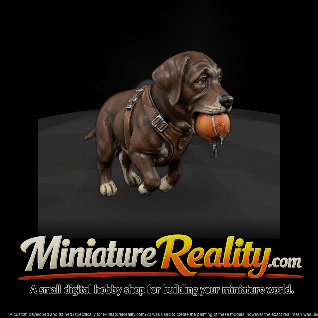 Sculpted 3d labrador puppy model RXA5fueU