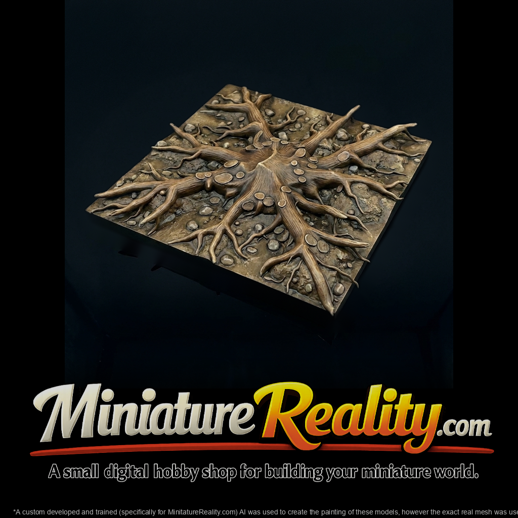 Sculpted tree root terrain tile 2KhxsjCg