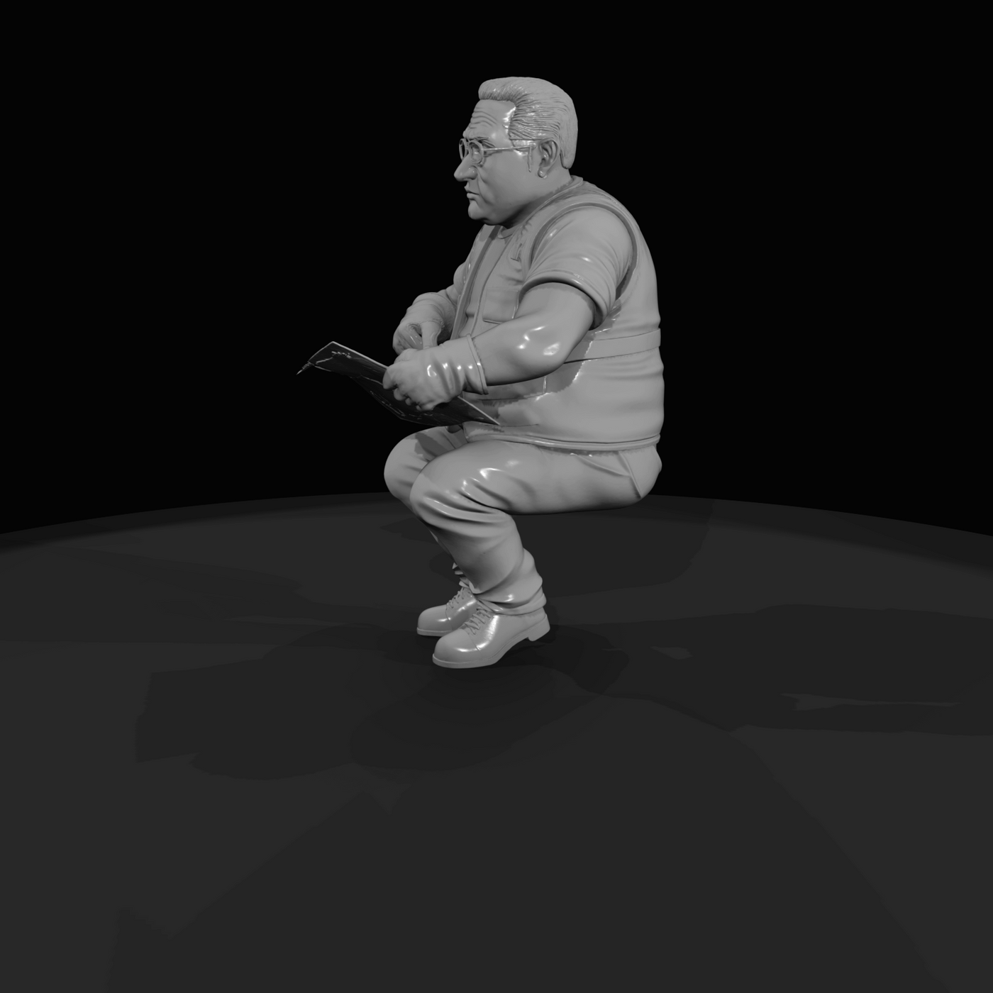seated truck drivers ethan brooks (2010s-2020s)