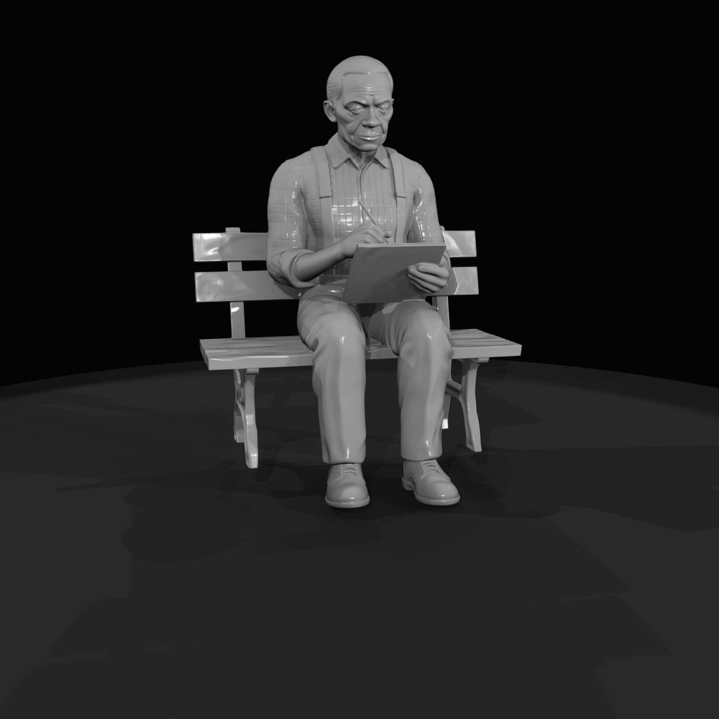 Senior Man (mid-20th-century)