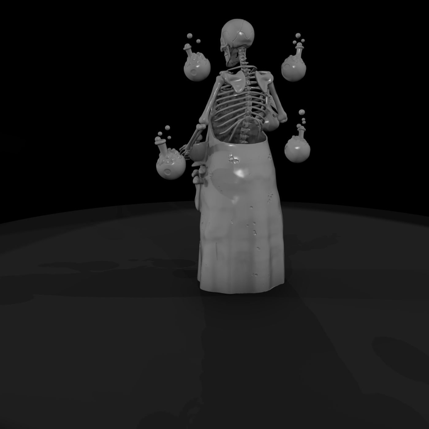 skeleton alchemist