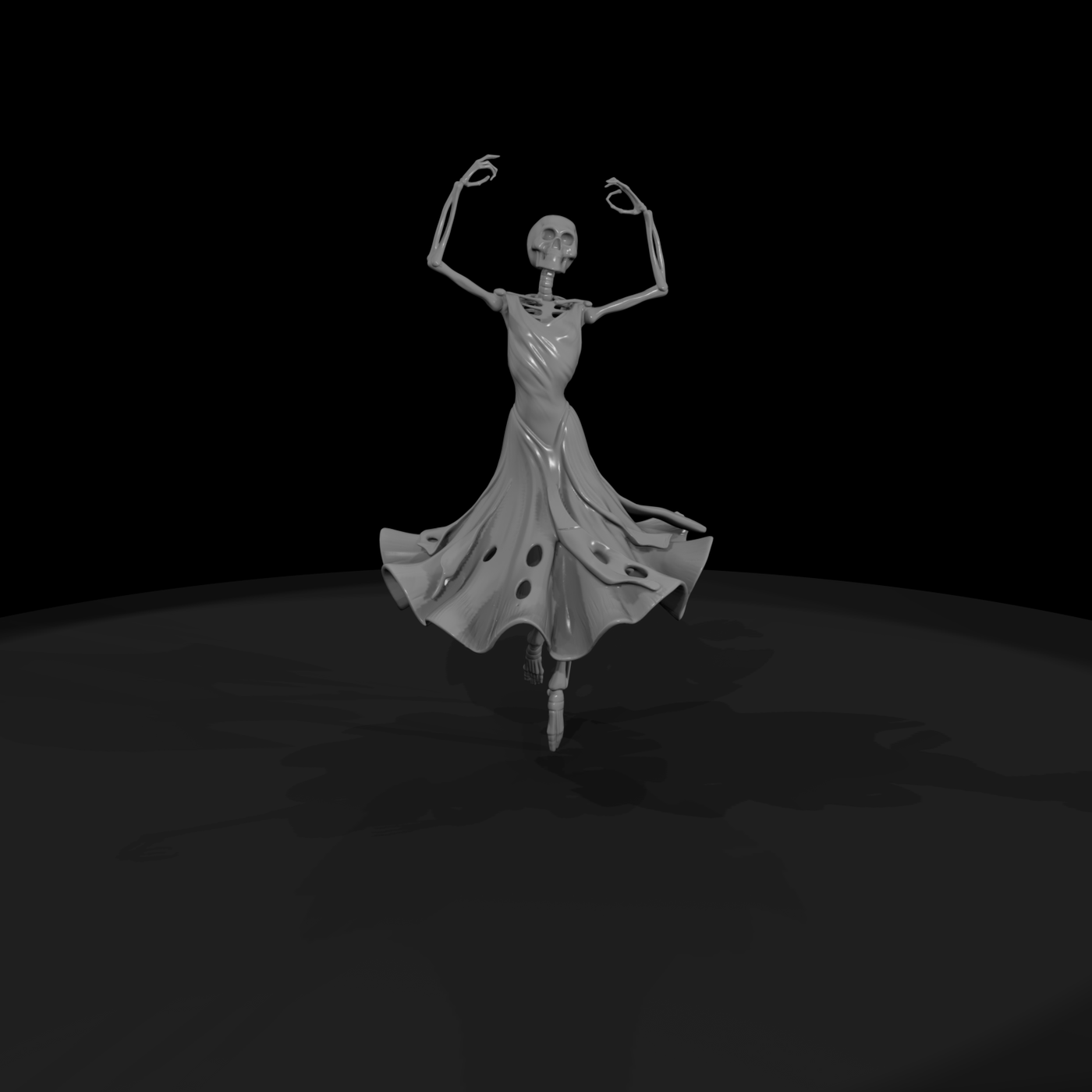 skeleton dancer