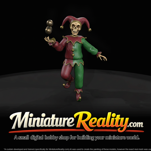 Skeleton Jester Miniature