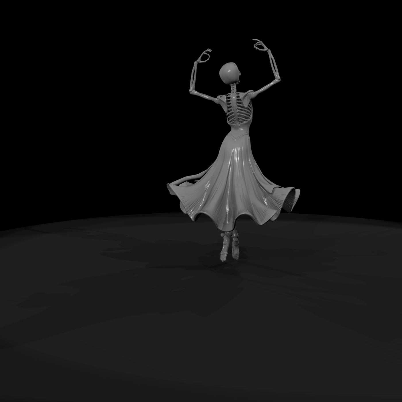 skeleton dancer