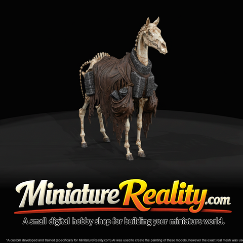 skeleton horse