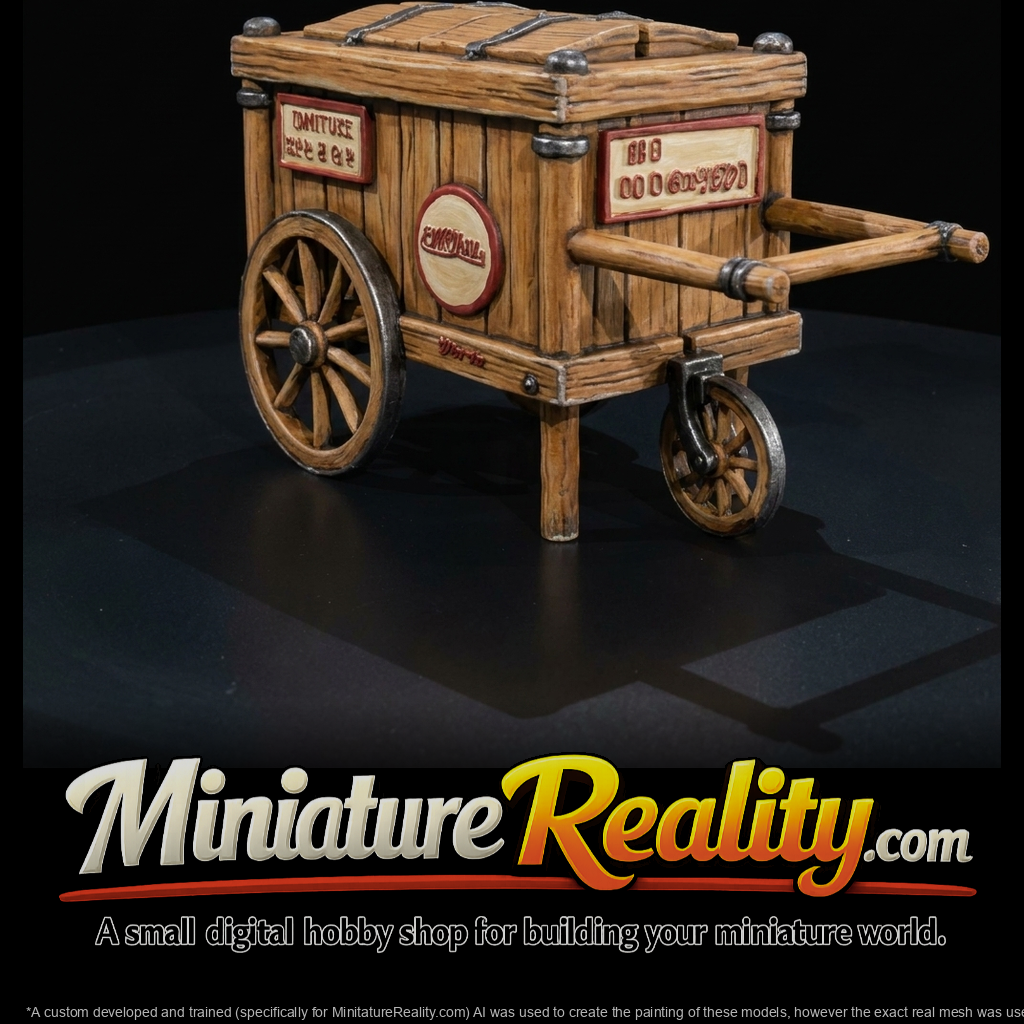Small Frozen food vendor cart