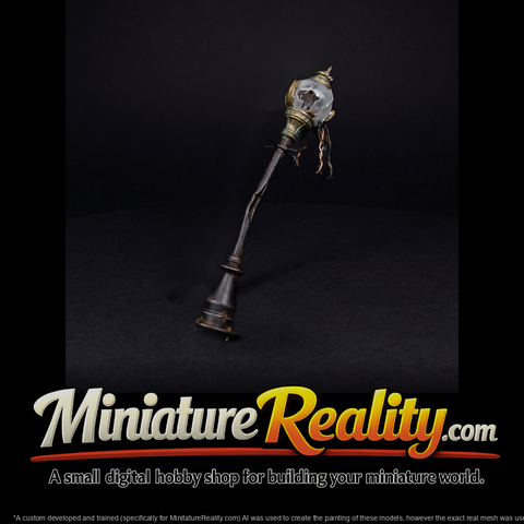 Mid-Century Bent Streetlight Prop
