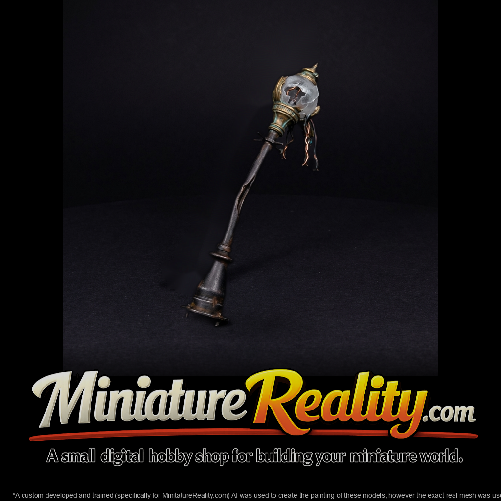 Mid-Century Bent Streetlight Prop