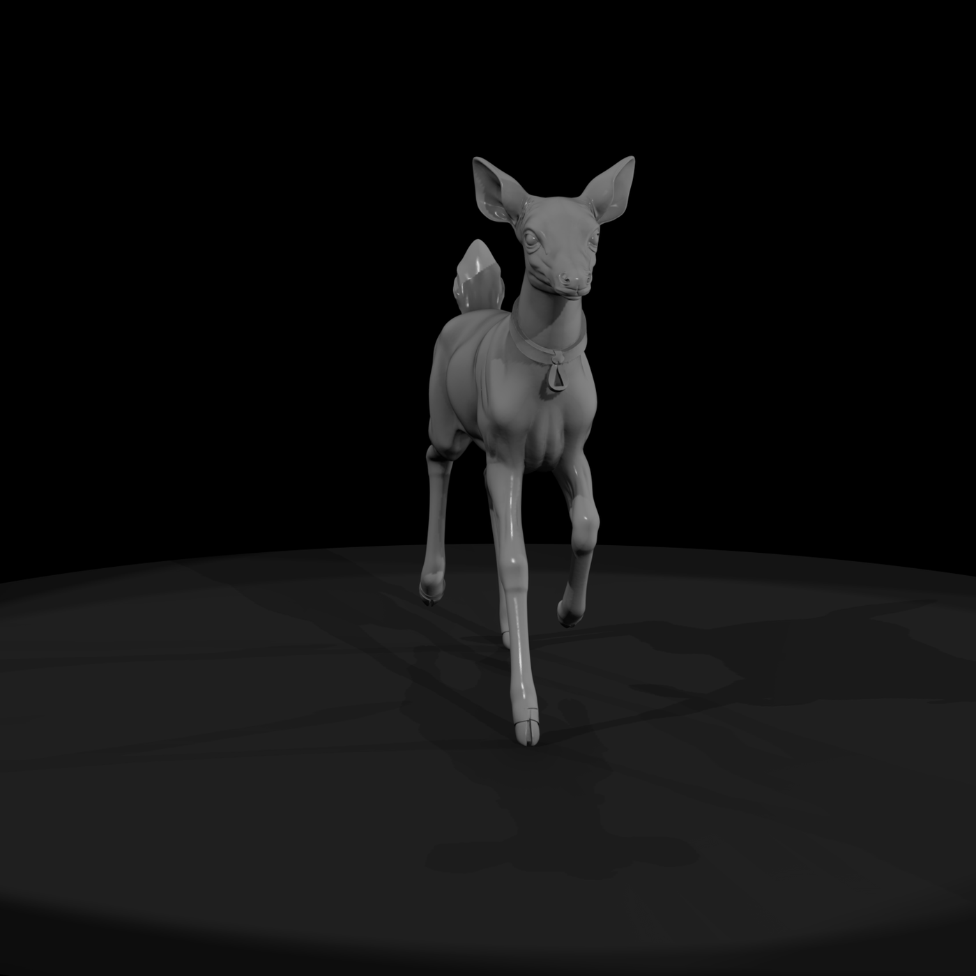 Spotted Fawn Deer — Realistic Sculpted Miniature