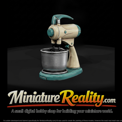 Stand Mixer Miniature — Kitchen Appliance Prop