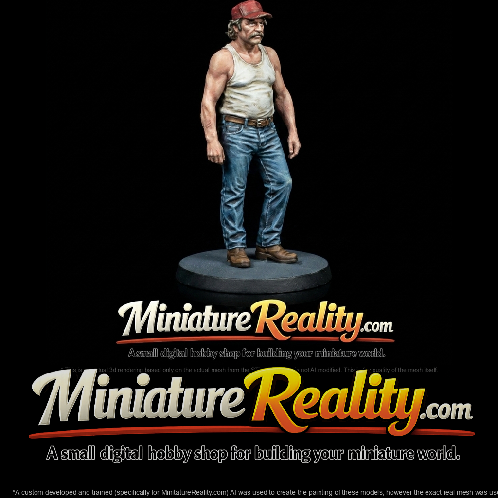 standing male figurine / sculpt