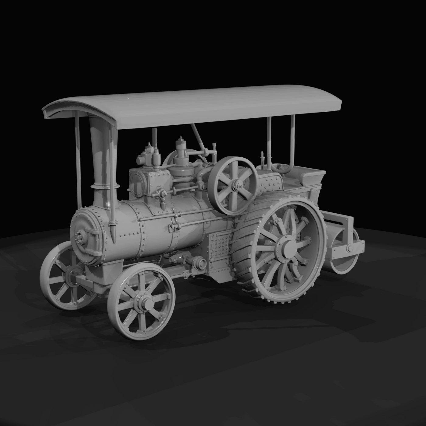 Steam Powered Tractor (estimated)