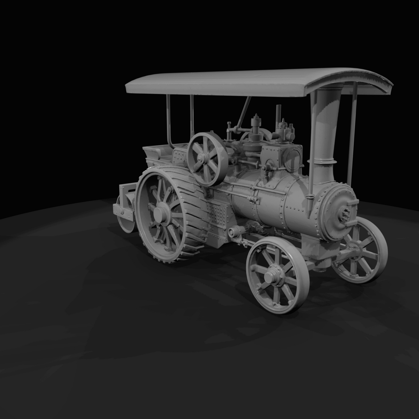 Steam Powered Tractor (estimated)