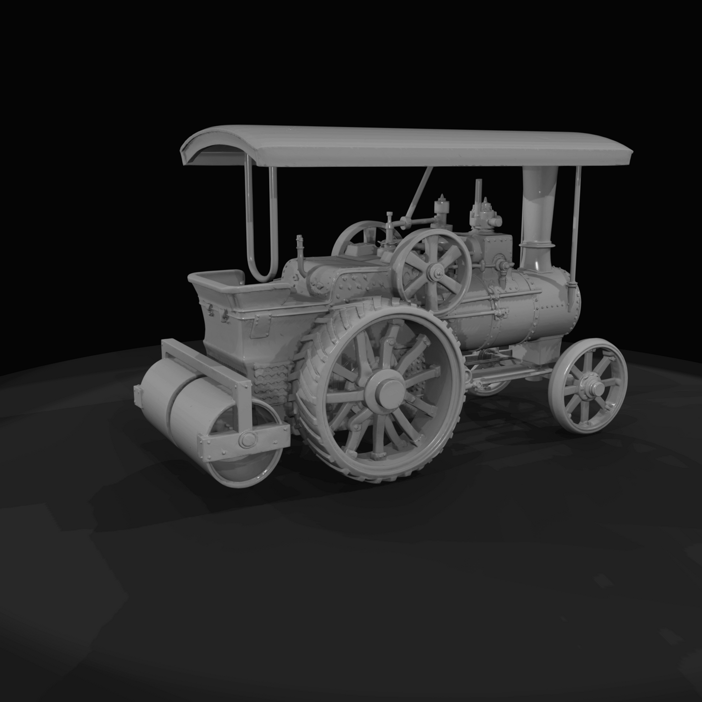 Steam Powered Tractor (estimated)