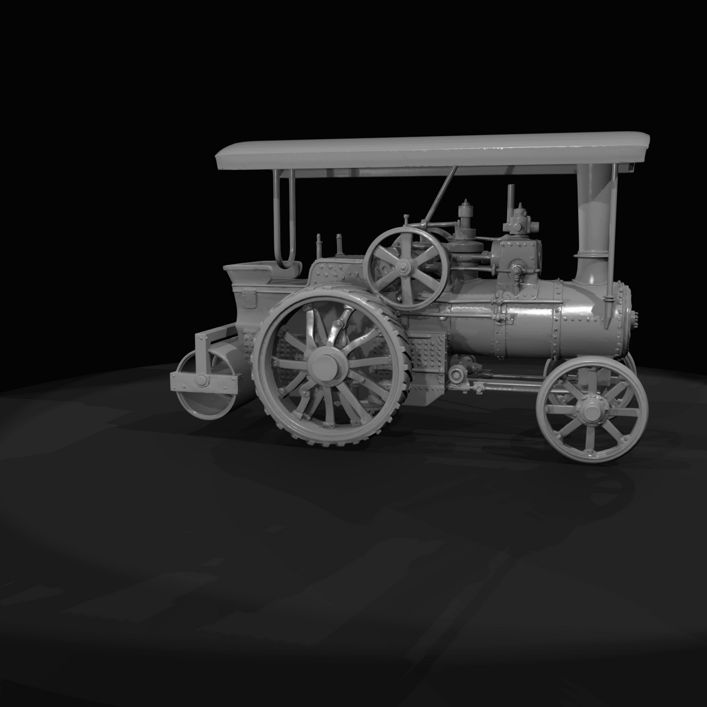 Steam Powered Tractor (estimated)