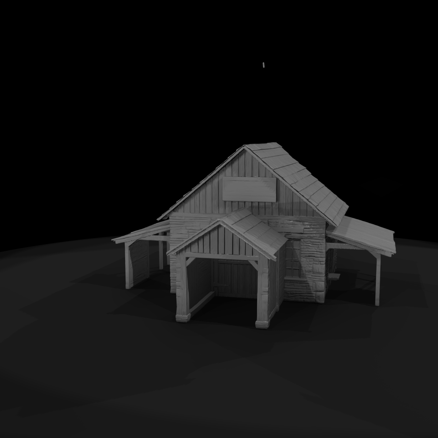 Older Barn with side stalls