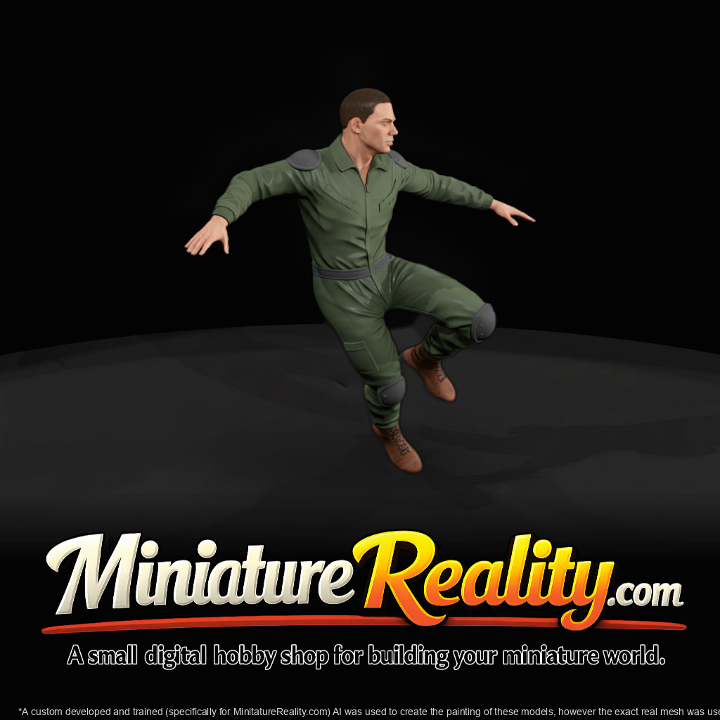 Stuntman — Dynamic Action Pose