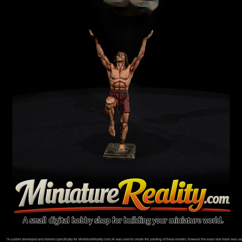 Stylized Atlas Statue — & Railways