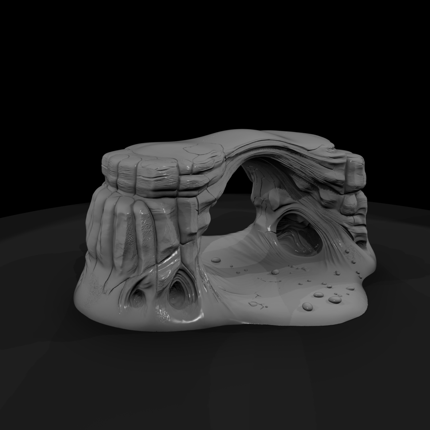Stylized Desert Rock Archway