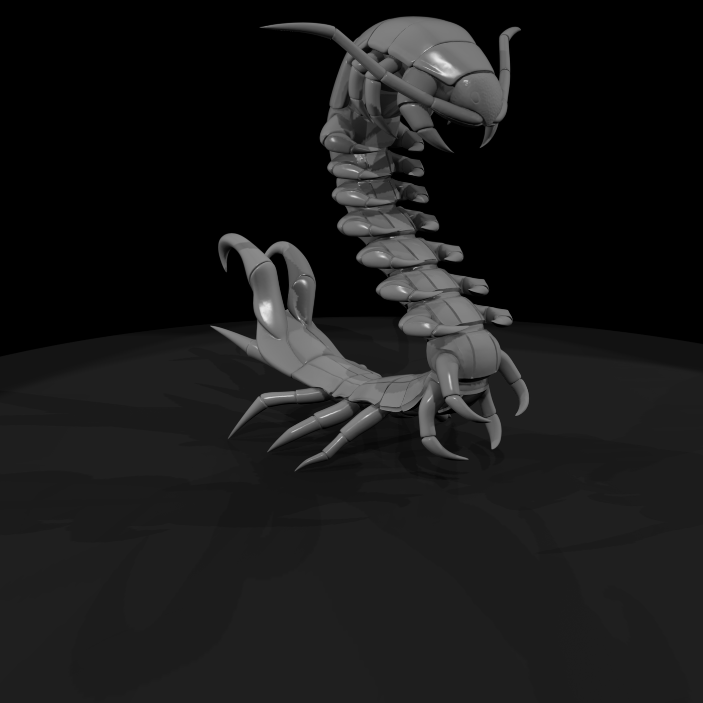 Stylized Giant Centipede Miniature ()