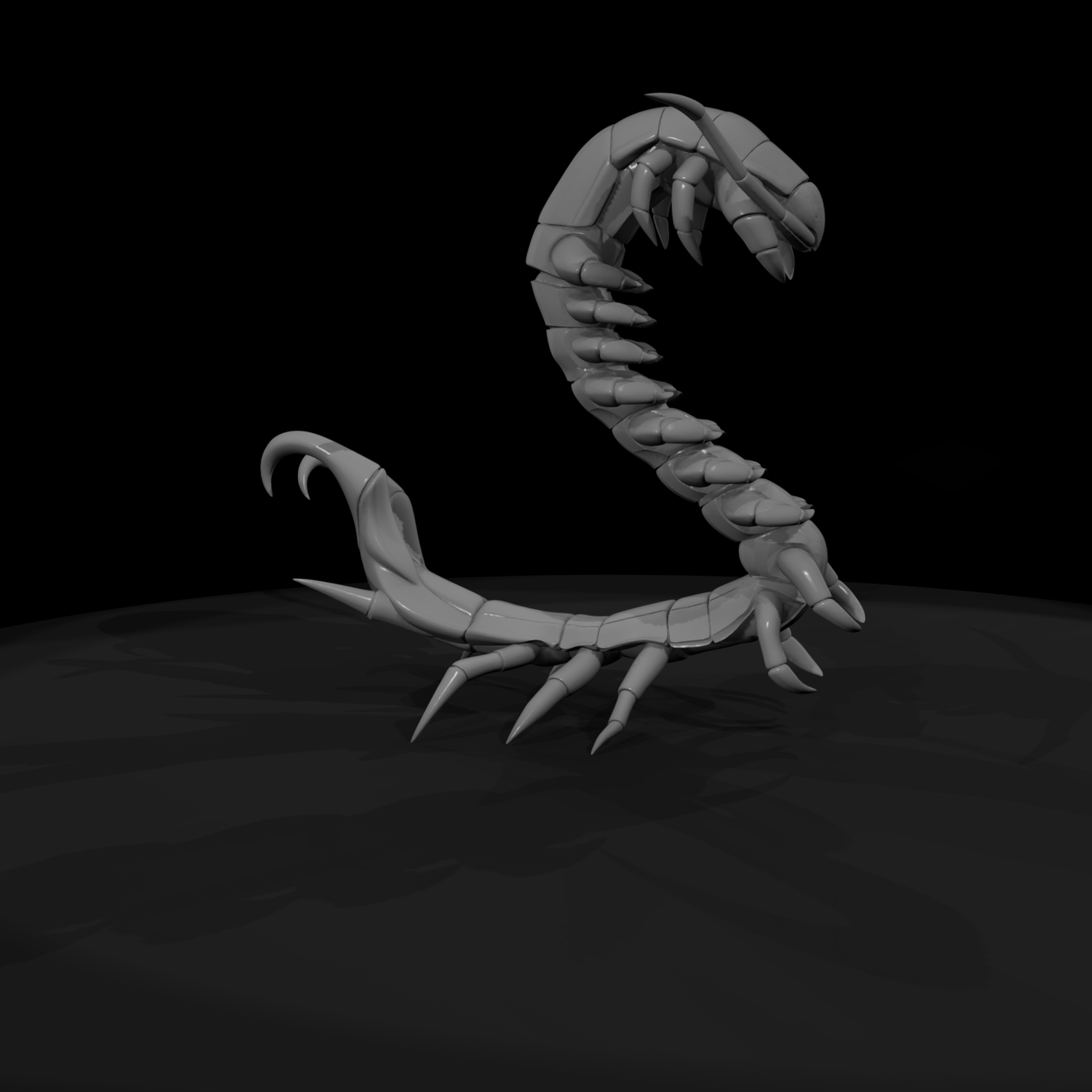 Stylized Giant Centipede Miniature ()