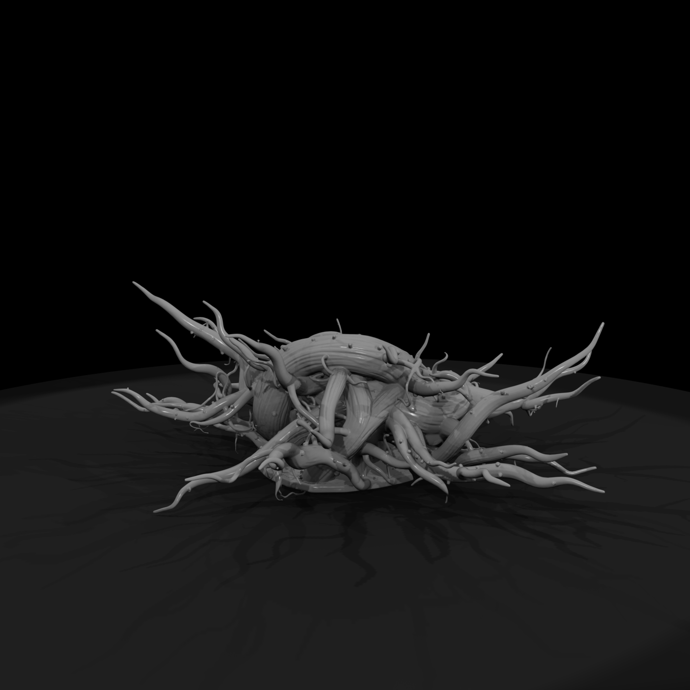 Stylized Gnarled Tree Roots - Printable Terrain Scatter