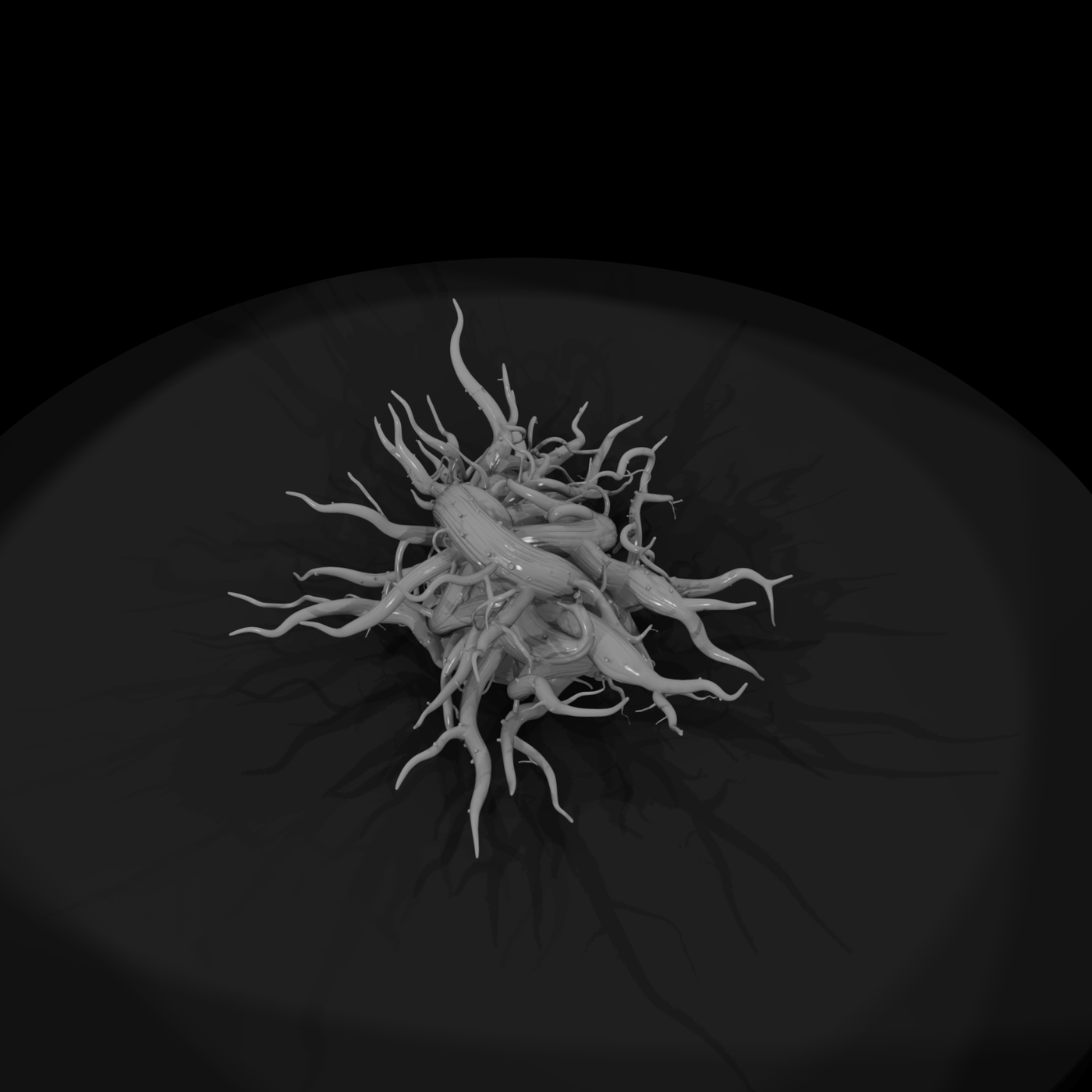 Stylized Gnarled Tree Roots - Printable Terrain Scatter
