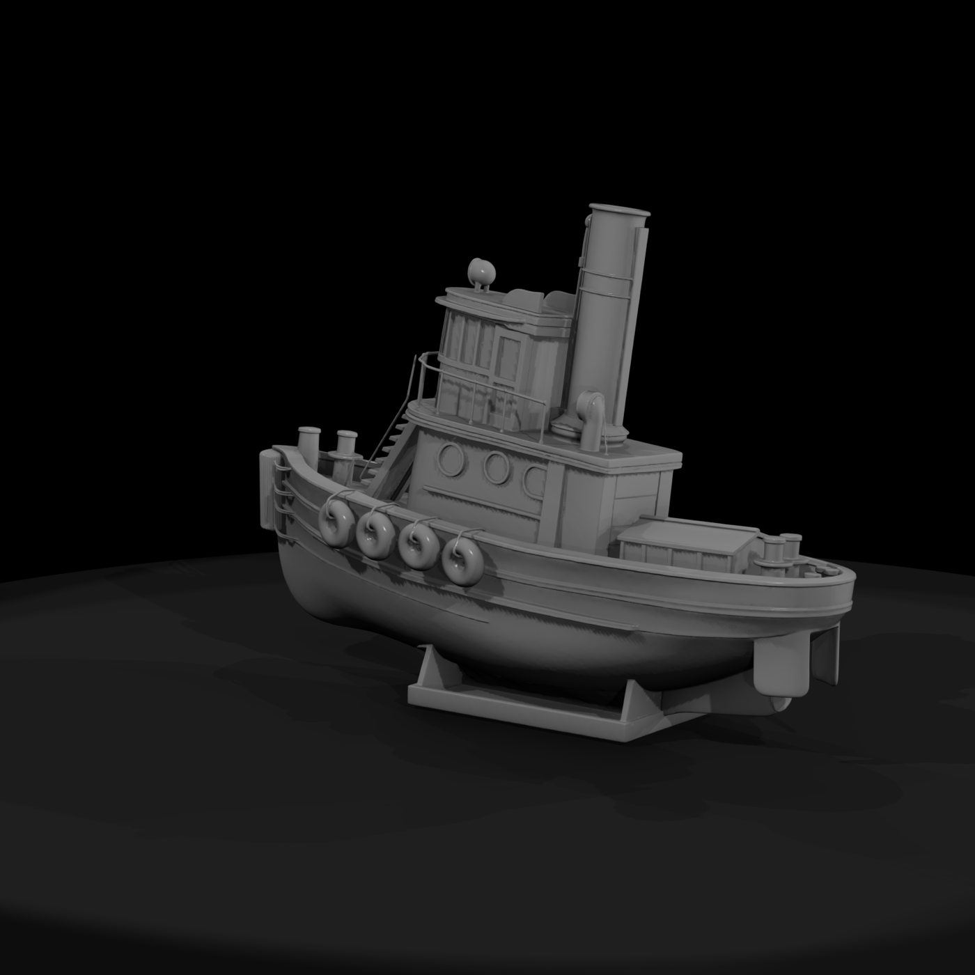 Stylized Jenny Lee Tugboat