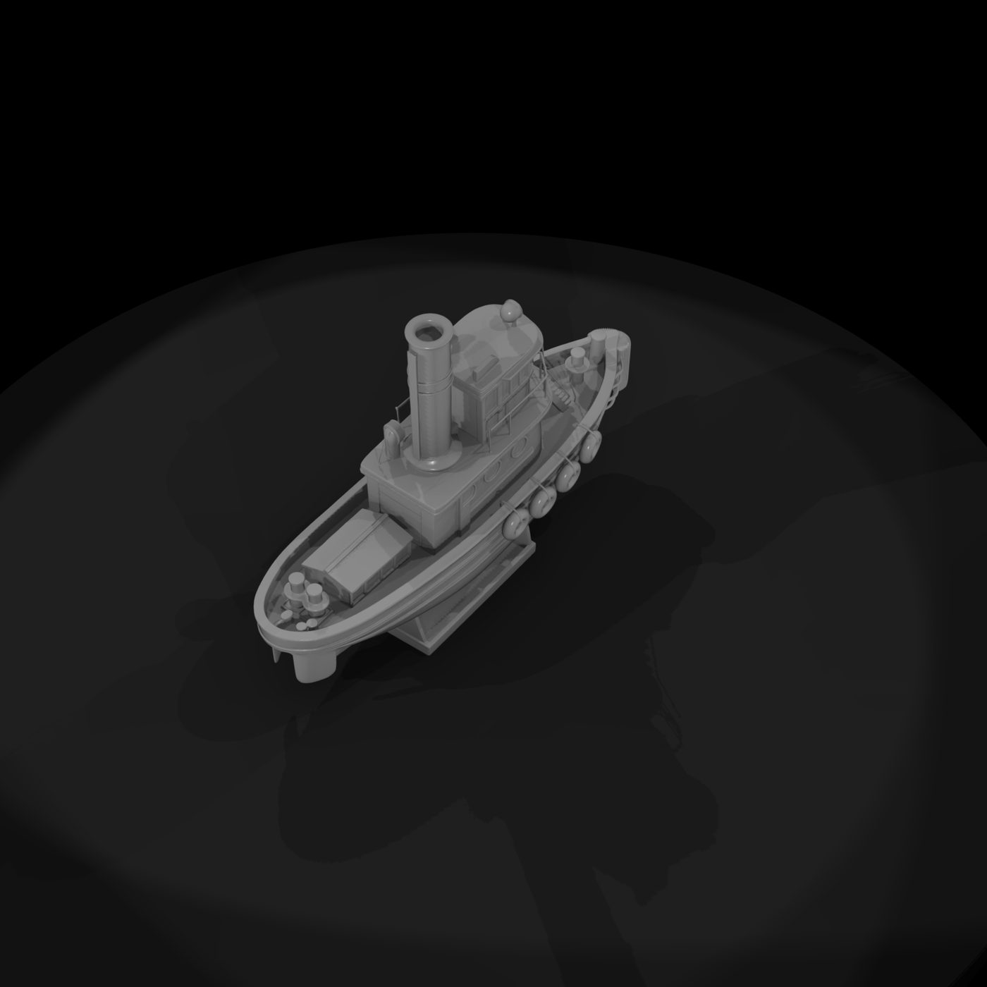 Stylized Jenny Lee Tugboat
