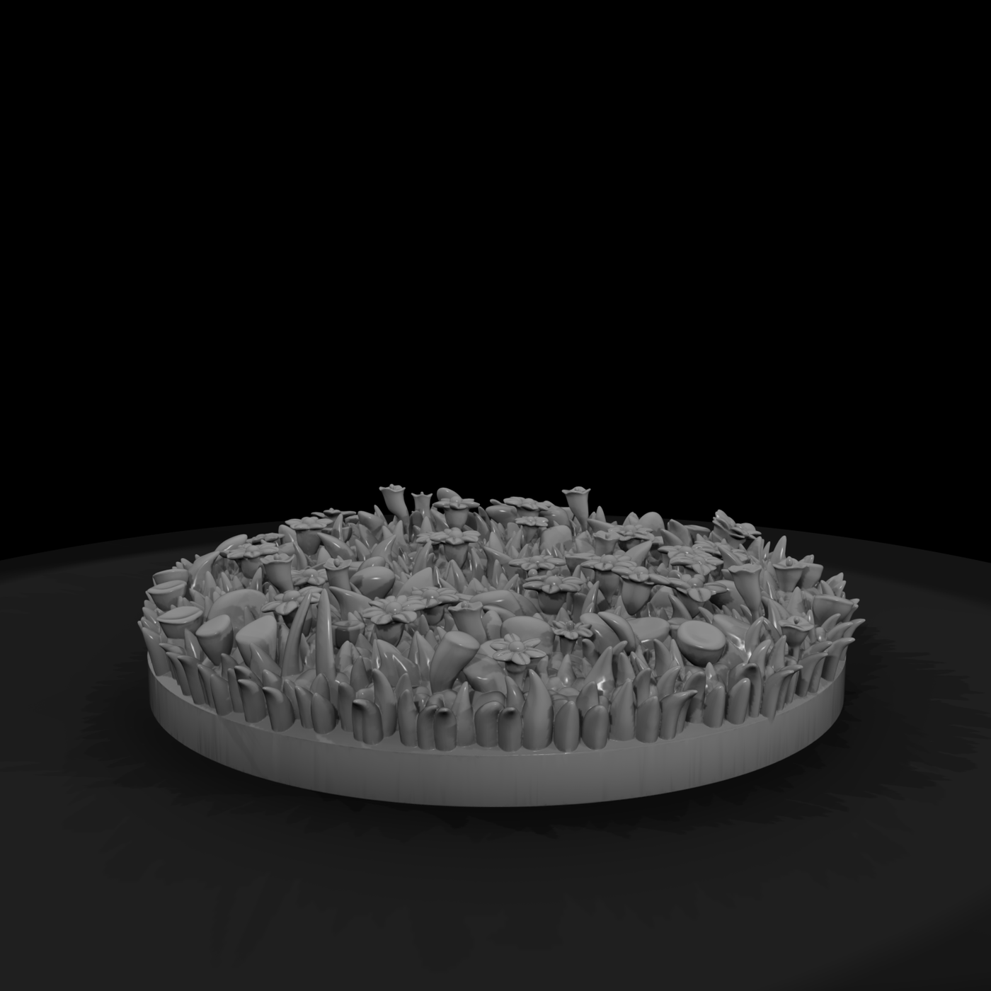 Stylized Wildflower Meadow Patch