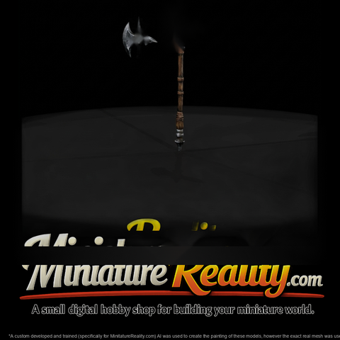 Stylized Medieval Poleaxe