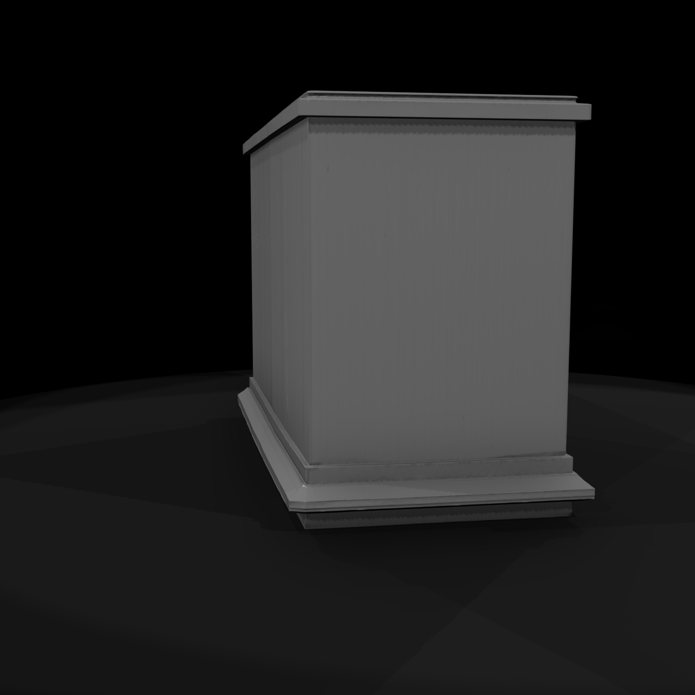 Stylized Retro Tube Television — Mid‑Century