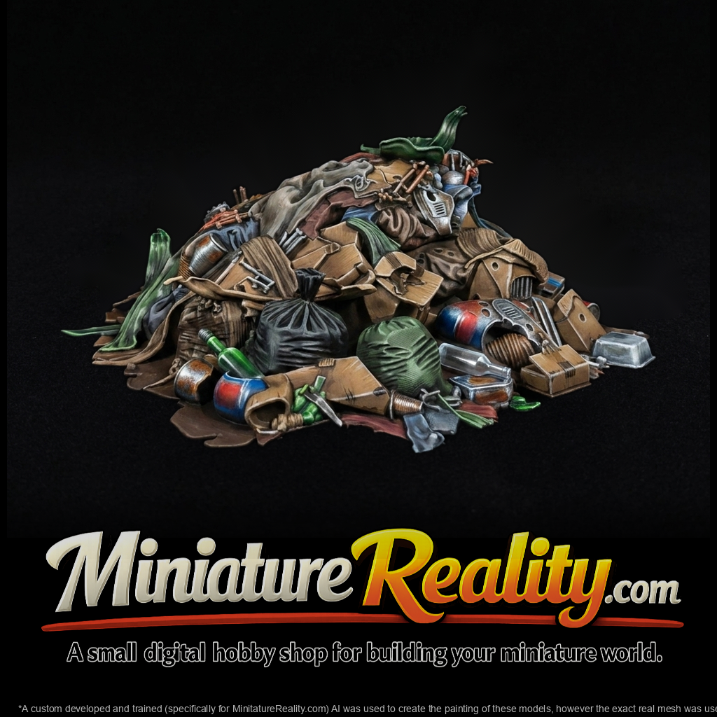 Stylized Trash Pile