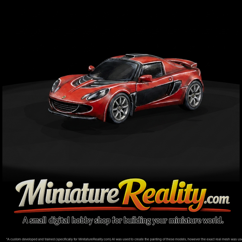Stylized Sports Supercar